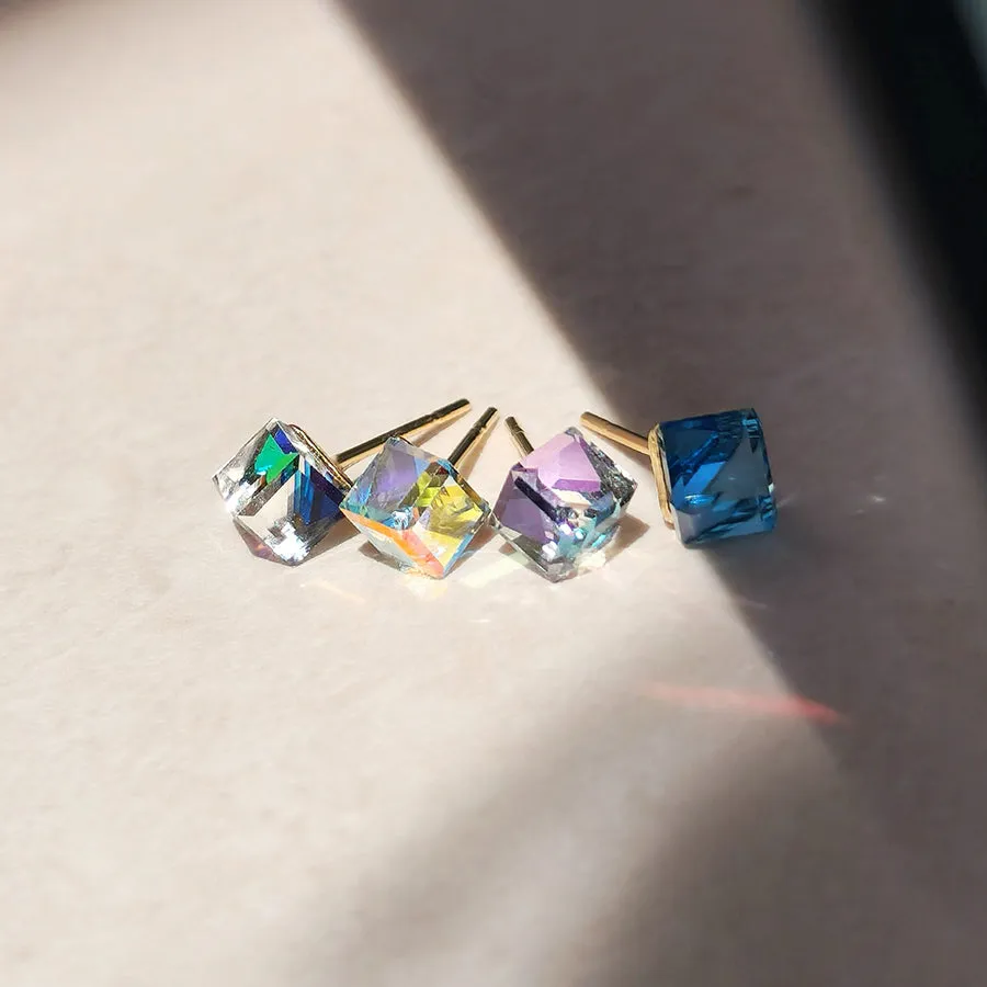 14k Magic Square Earrings
