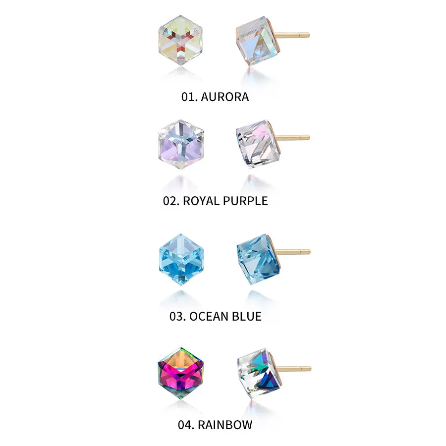 14k Magic Square Earrings