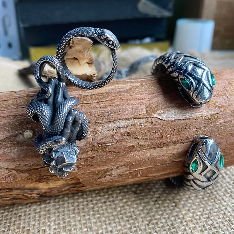 3 Pcs Ouroboros Snake Jewelry Set