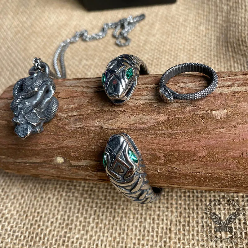 3 Pcs Ouroboros Snake Jewelry Set