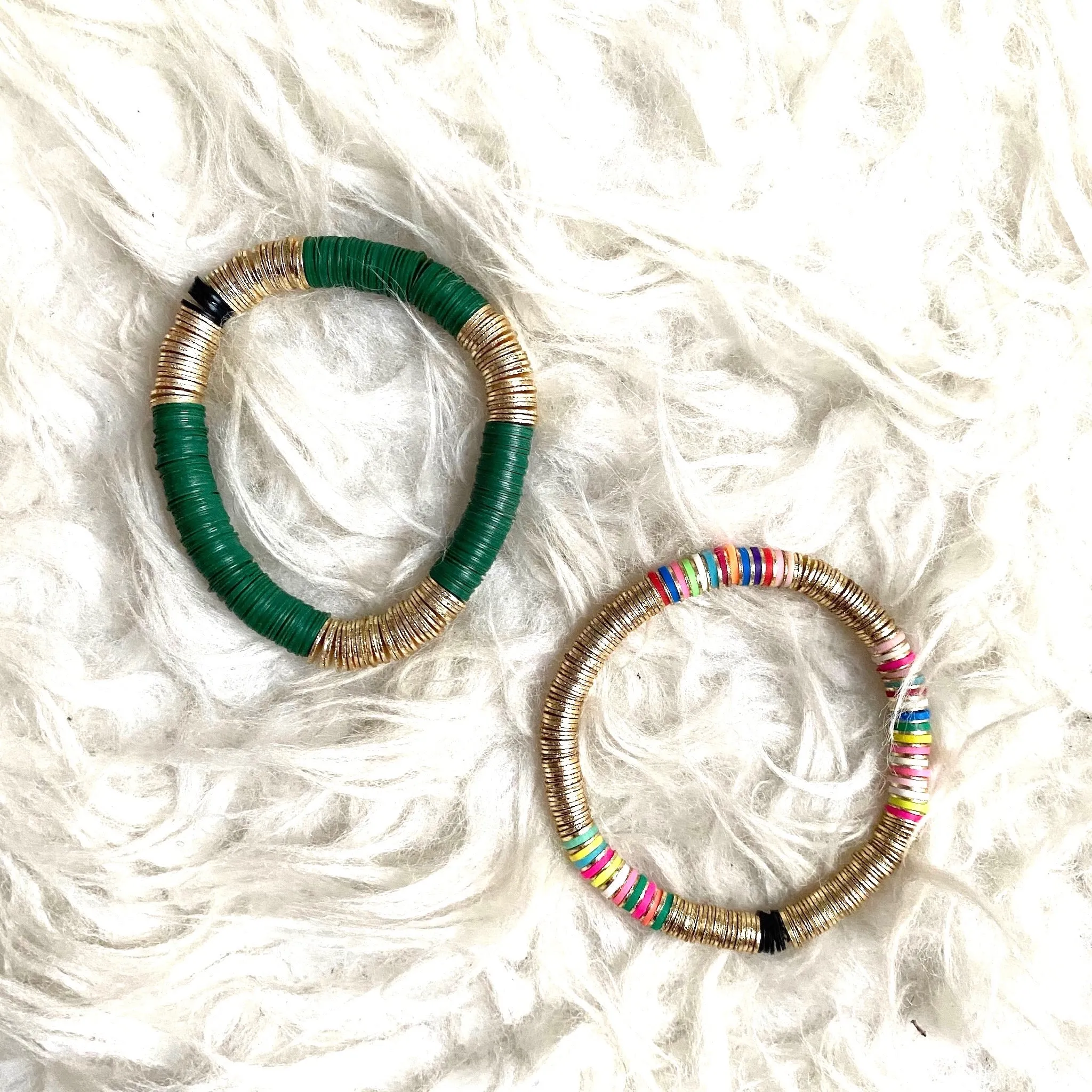 Allie   Bess Bracelet Set (including the Shak and Hunter Green)