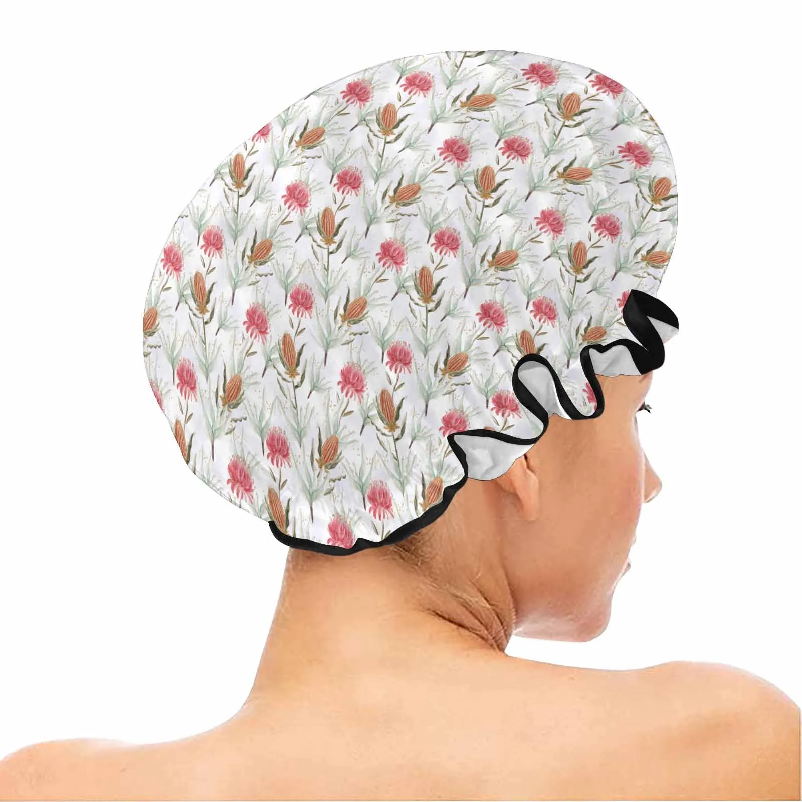 Australian Wattle 50  Shower Cap