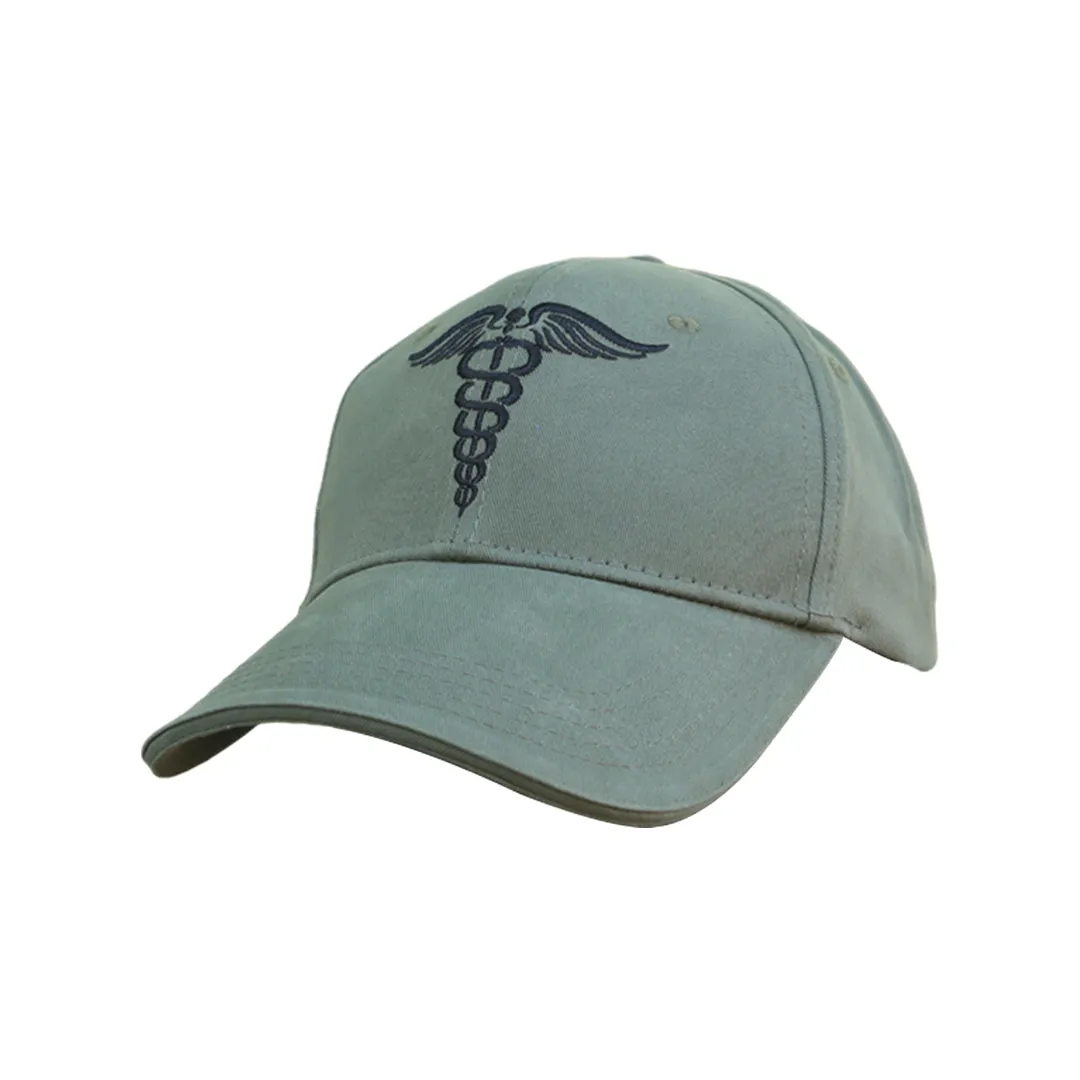 Caduceus Symbol Cap