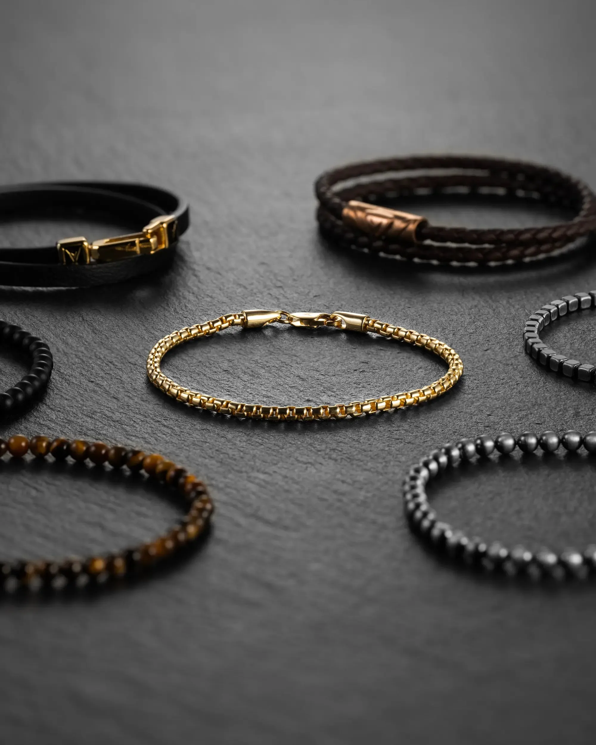 Chain Bracelet Set - Gold