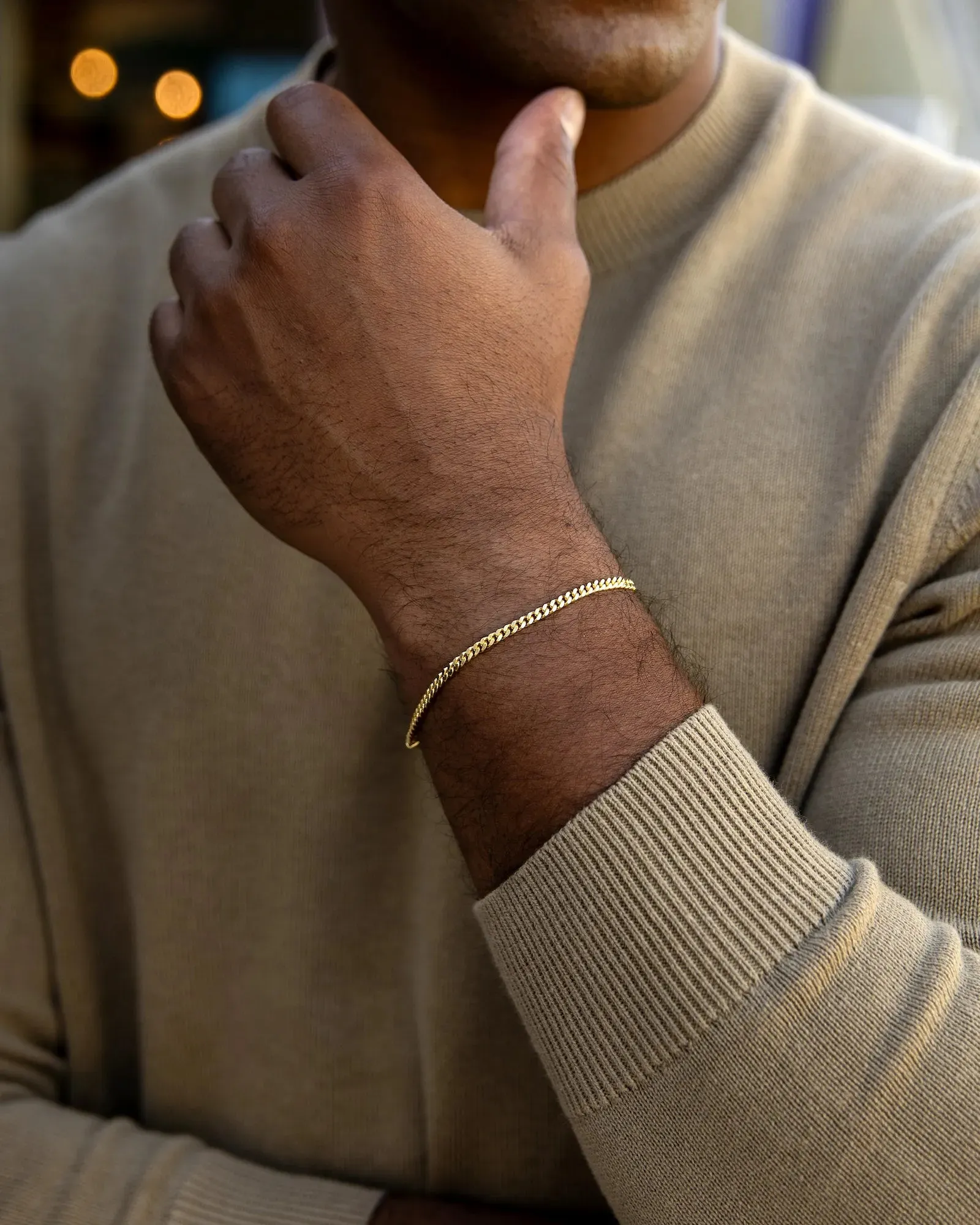 Chain Bracelet Set - Gold