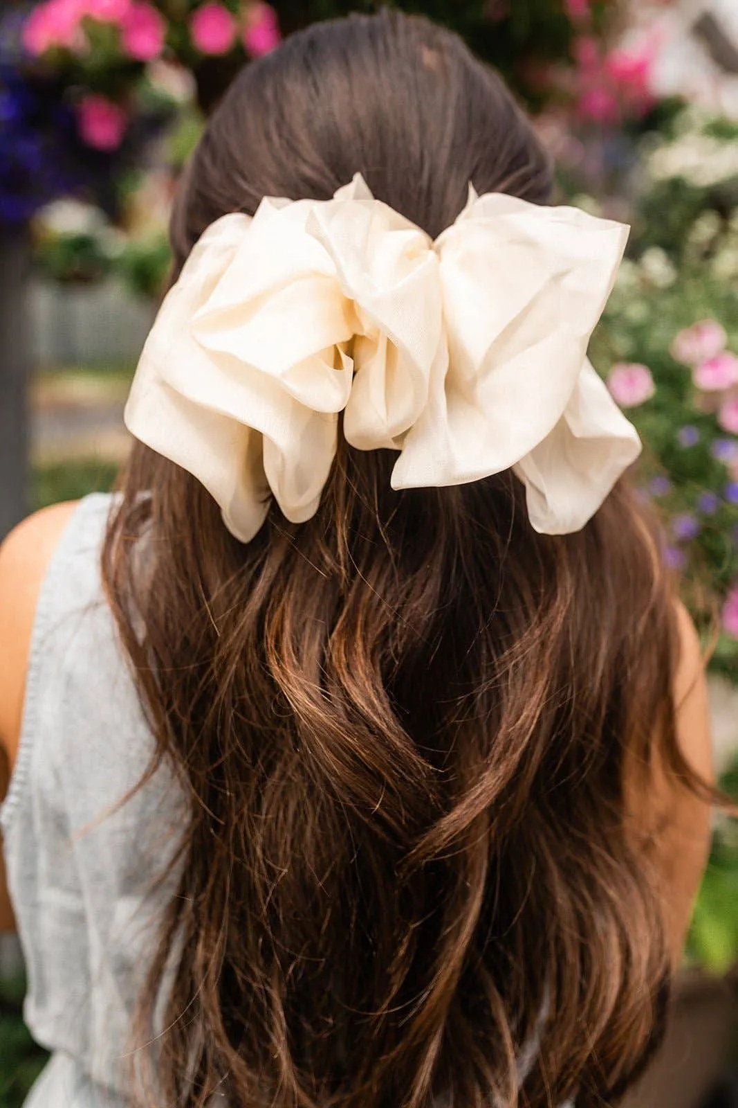 Courtney Chiffon Bow Barrette