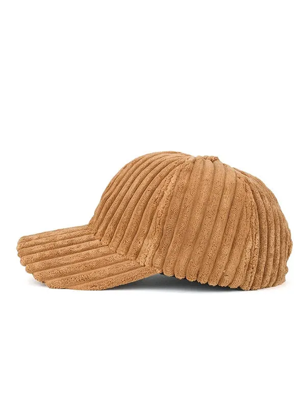 Dark Gray Corduroy Cap