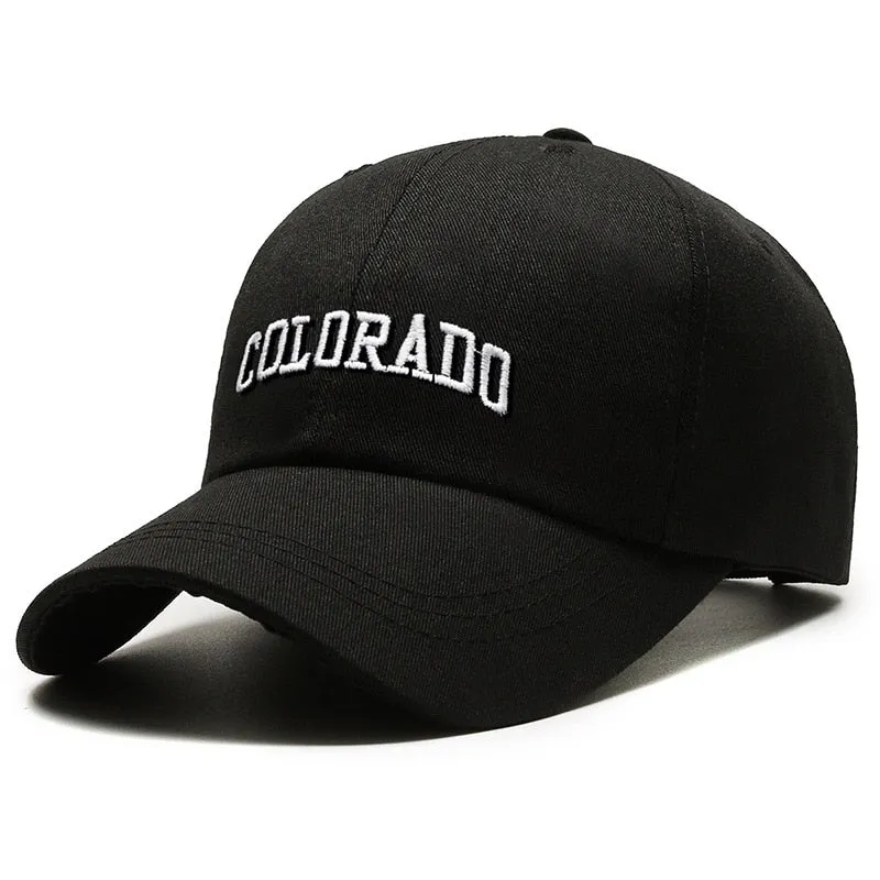 Fashion Letter Women's Baseball Cap Summer Snapback Hat for Men Cotton Mixed Polyester Embroidery Trucker Caps