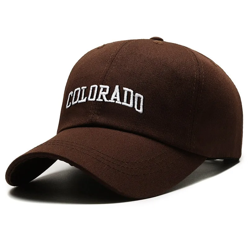 Fashion Letter Women's Baseball Cap Summer Snapback Hat for Men Cotton Mixed Polyester Embroidery Trucker Caps