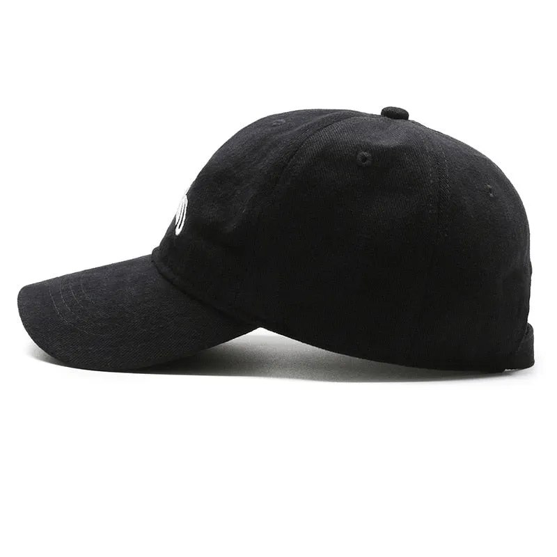 Fashion Letter Women's Baseball Cap Summer Snapback Hat for Men Cotton Mixed Polyester Embroidery Trucker Caps