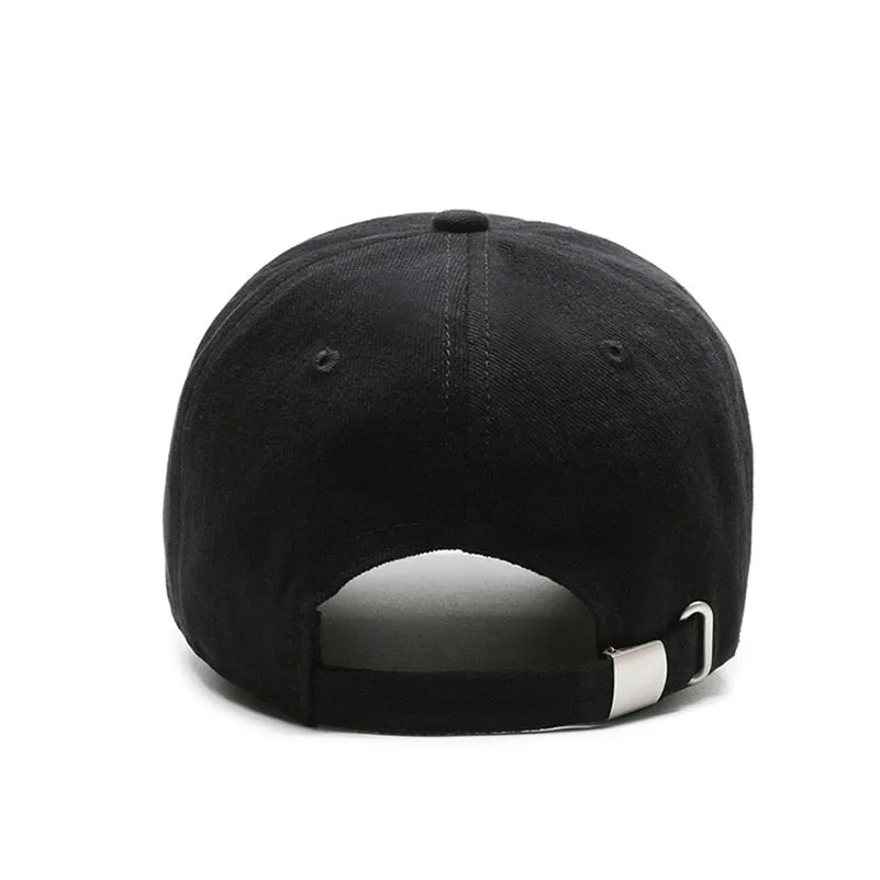 Fashion Letter Women's Baseball Cap Summer Snapback Hat for Men Cotton Mixed Polyester Embroidery Trucker Caps
