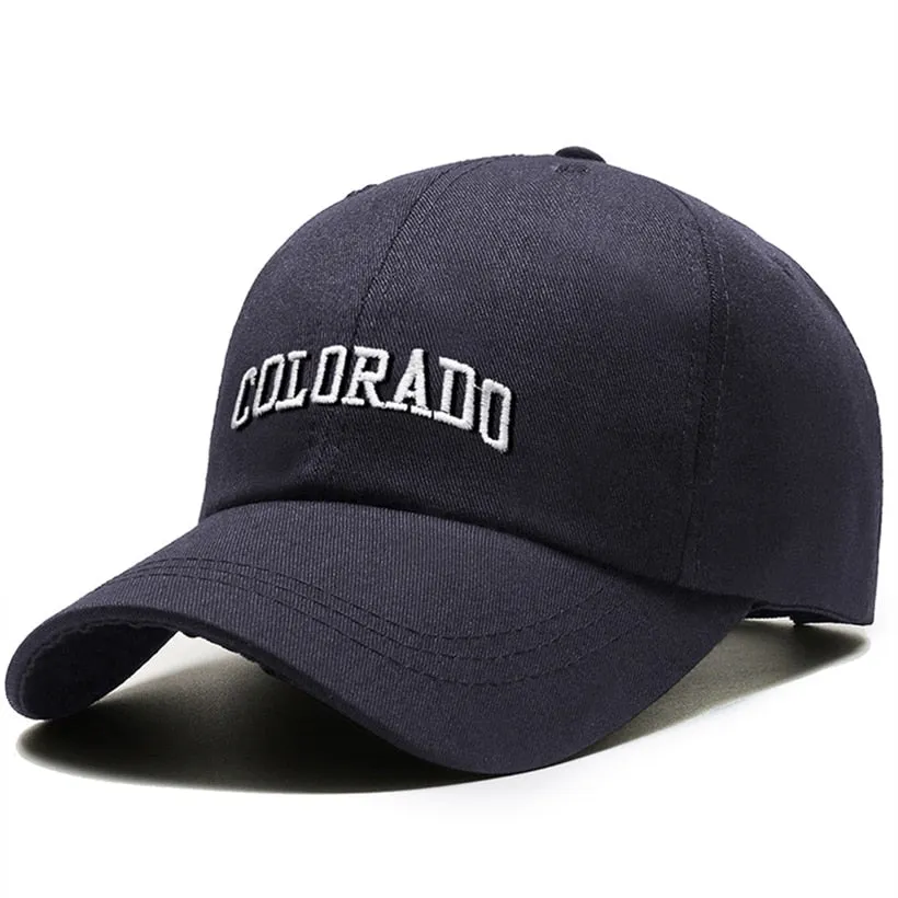 Fashion Letter Women's Baseball Cap Summer Snapback Hat for Men Cotton Mixed Polyester Embroidery Trucker Caps
