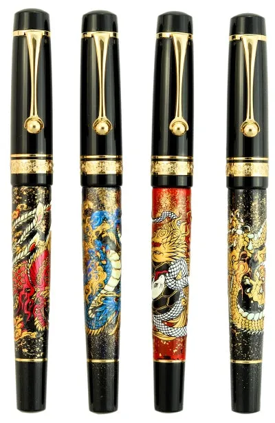 FPR Tanoshii Urushi Art Fountain Pen - 14k Gold #6 Nib