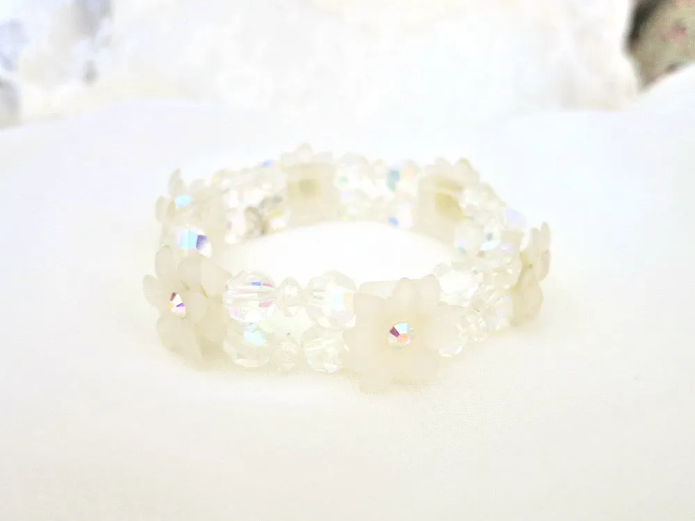 Gorgeous Double Stranded Swarovski Crystal Bracelet