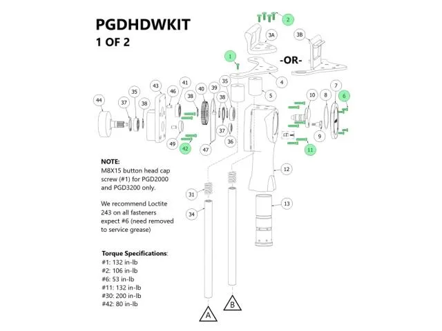 Hardware Kit, Contractor/X Series
