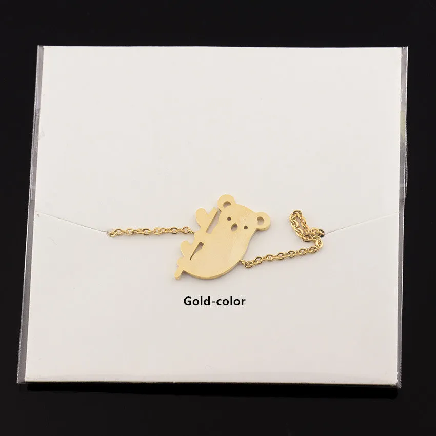 Koala Bear Pendant Bracelet