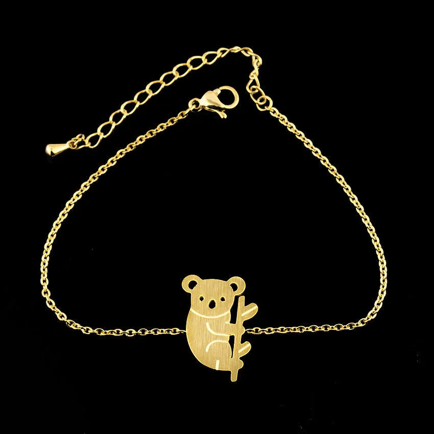 Koala Bear Pendant Bracelet