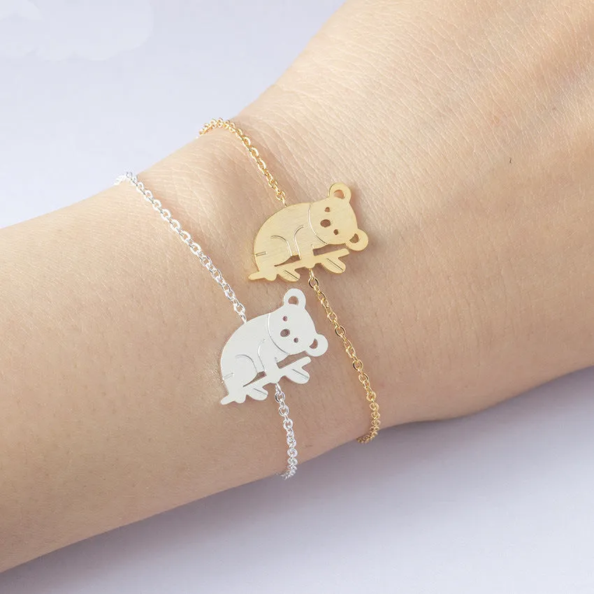 Koala Bear Pendant Bracelet