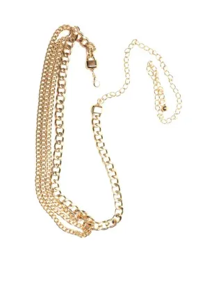 Linked Up Chain Belt - Gold