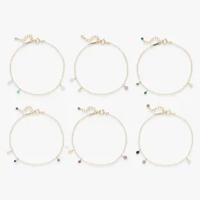 Minimal Palette bracelet gold filled
