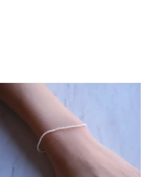 Pearl Rice Bracelet 7"