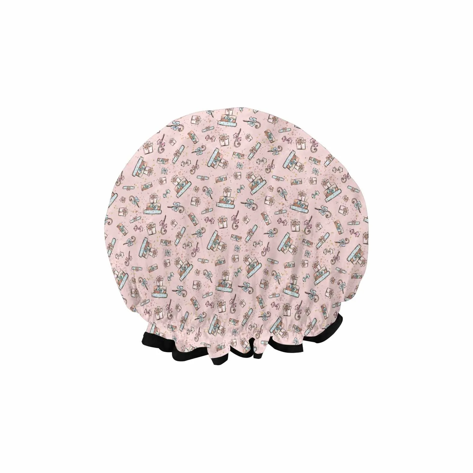 Pink Christmas presents 50  Shower Cap