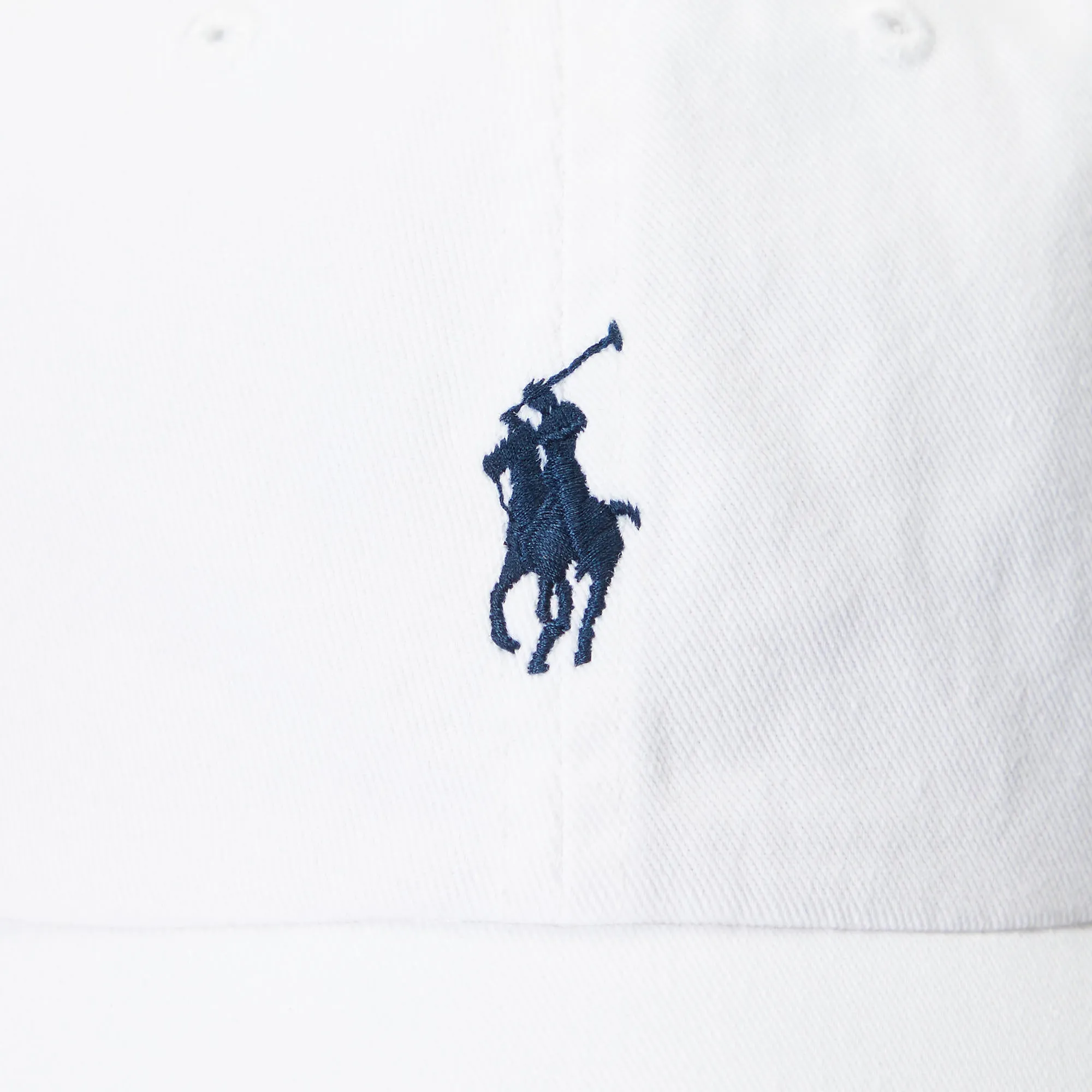 Polo Ralph Lauren - Chino Cap - White with Navy Pony