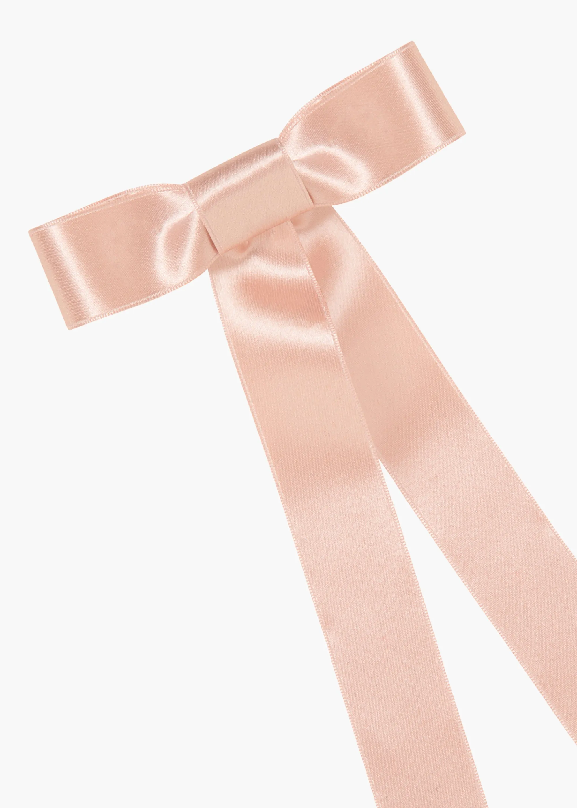 Sasha Bow Barrette -- Blush