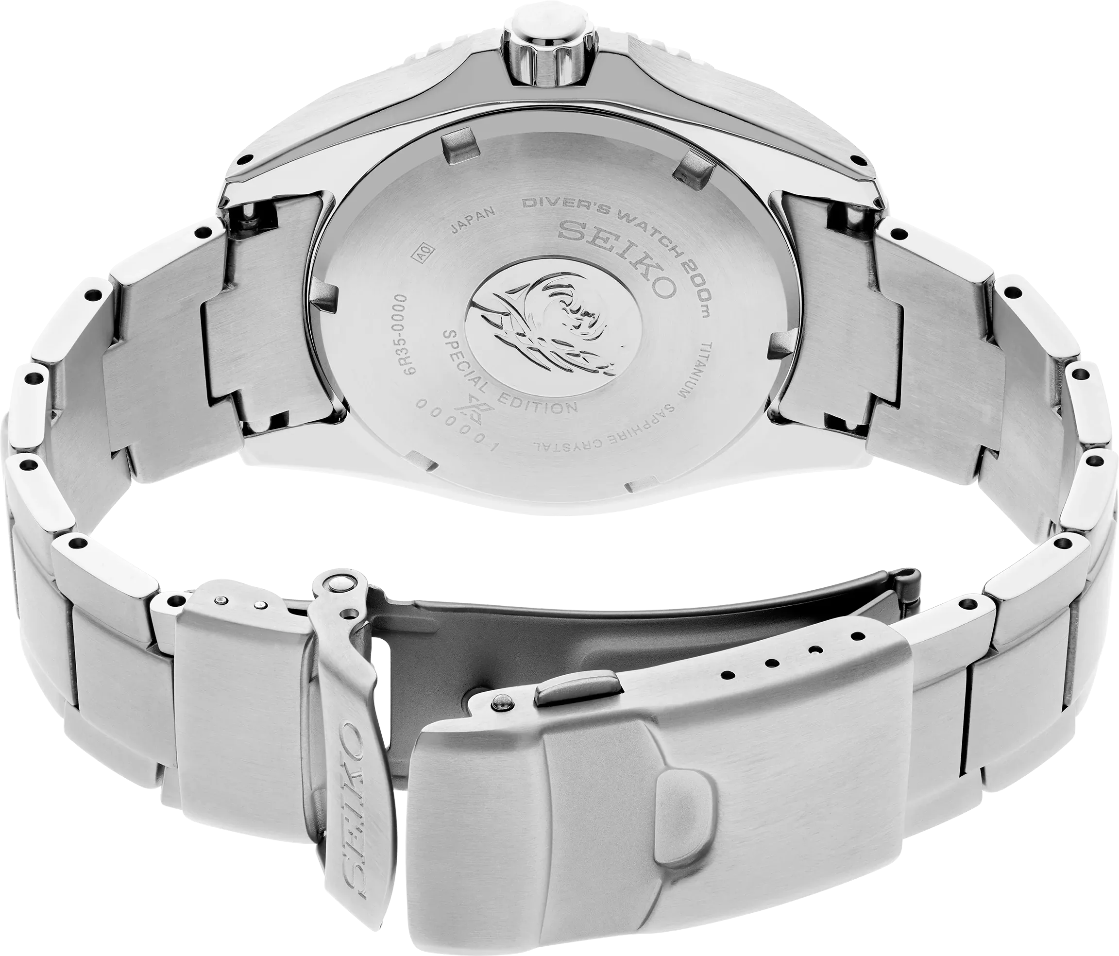 Seiko Prospex SPB349 Green Dial Titanium Diver Watch