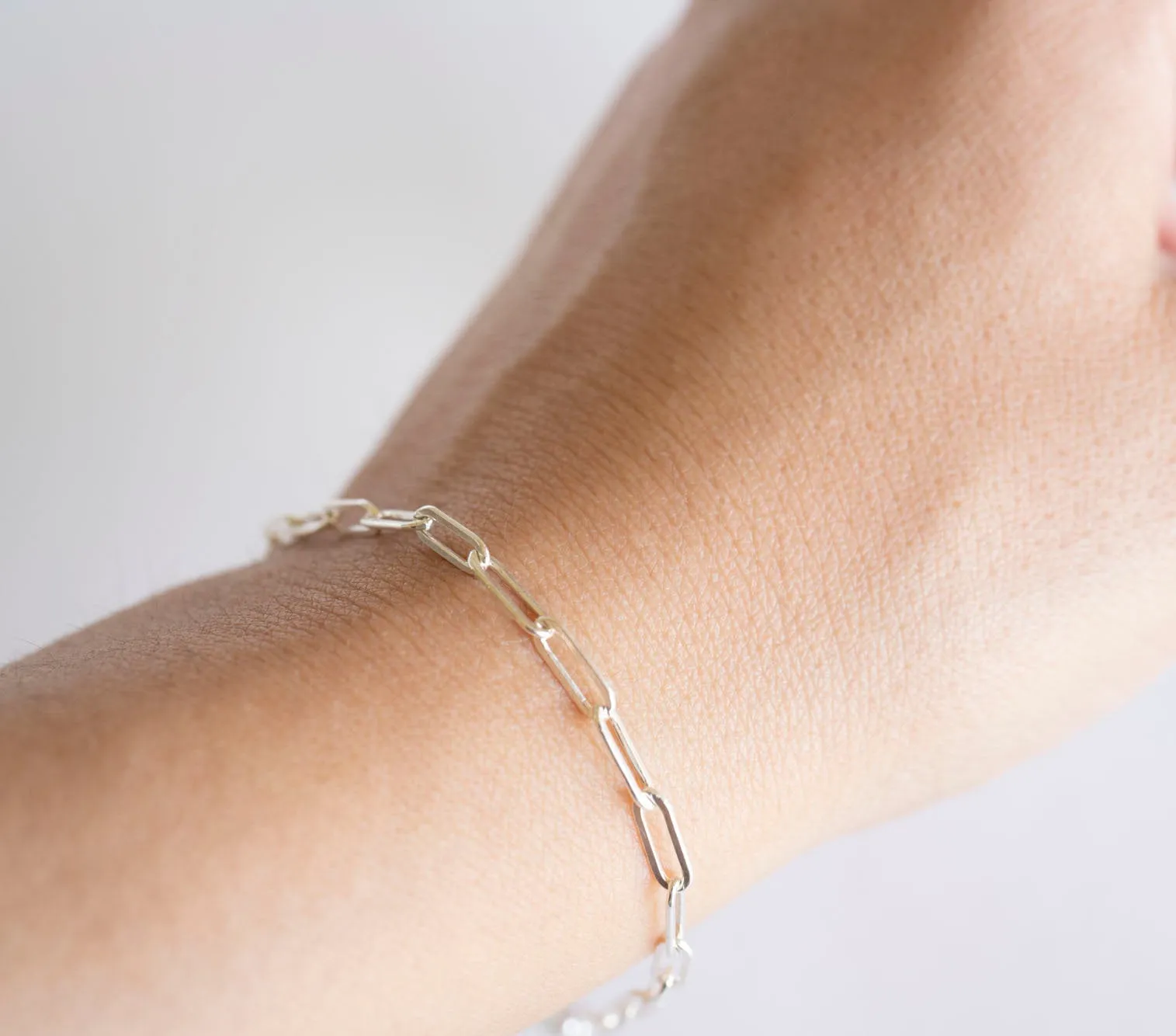 Silver Rectangle Bracelet