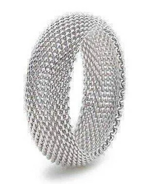 Soft Silky Chains Sterling Silver Bangle Bracelet for Woman Special Occasion Gift Everyday Casual
