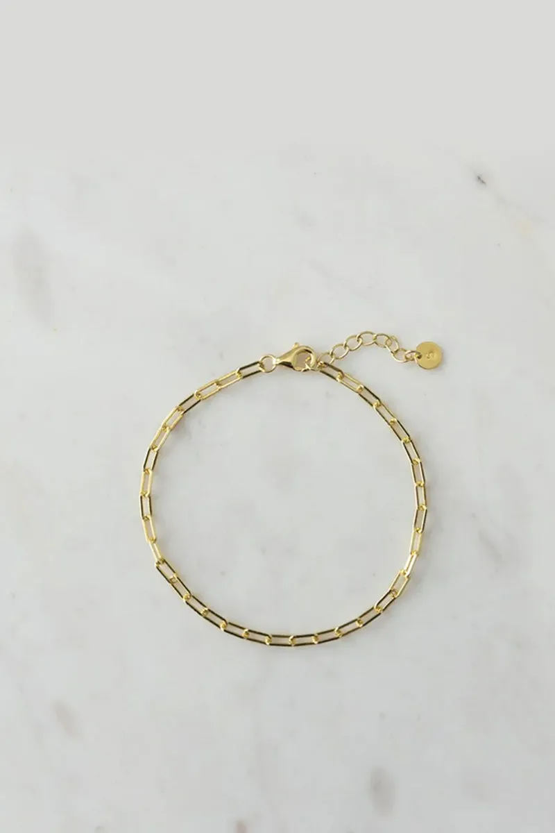 Sophie - Mini Link Bracelet, Gold