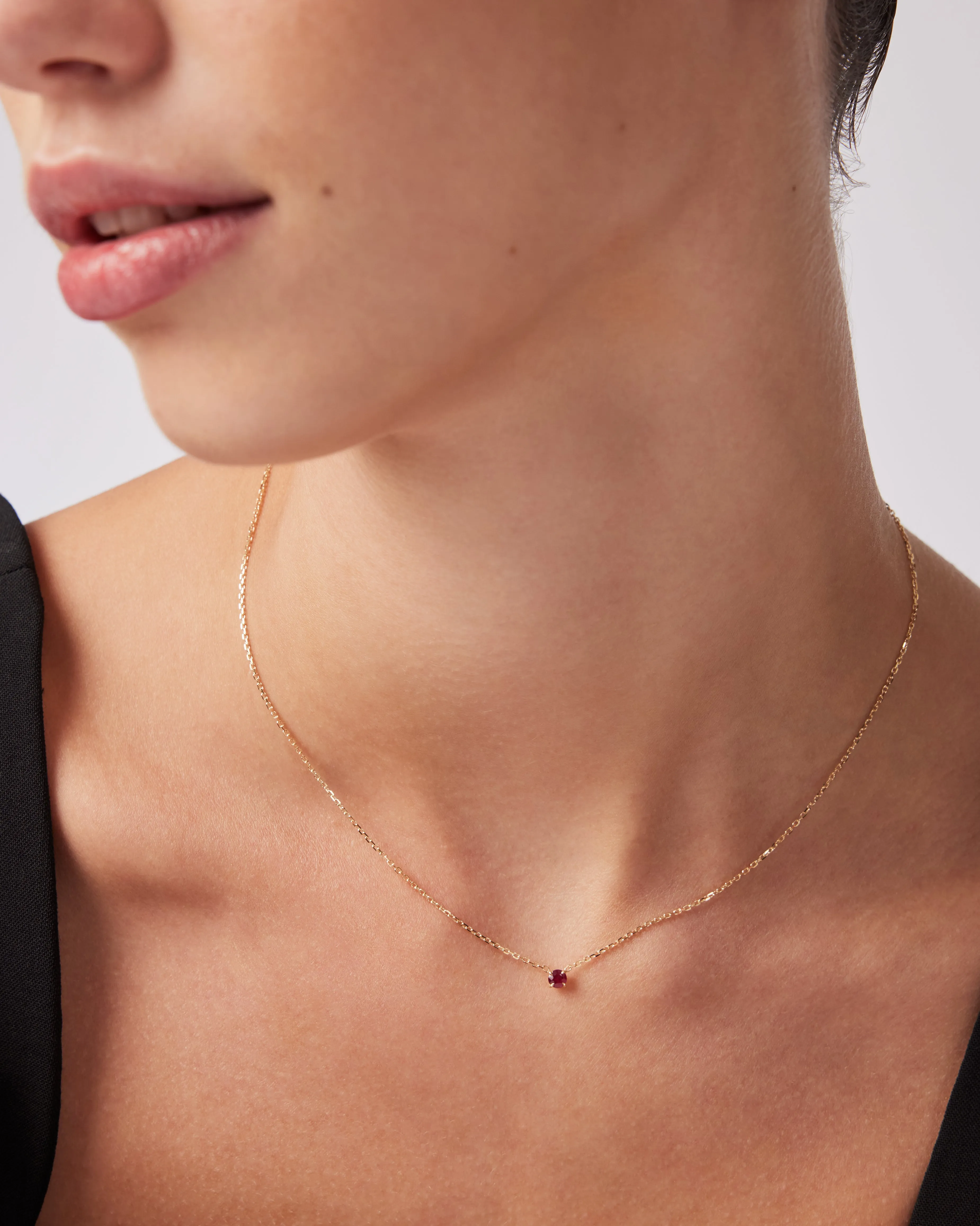 The Ruby Birthstone Necklace