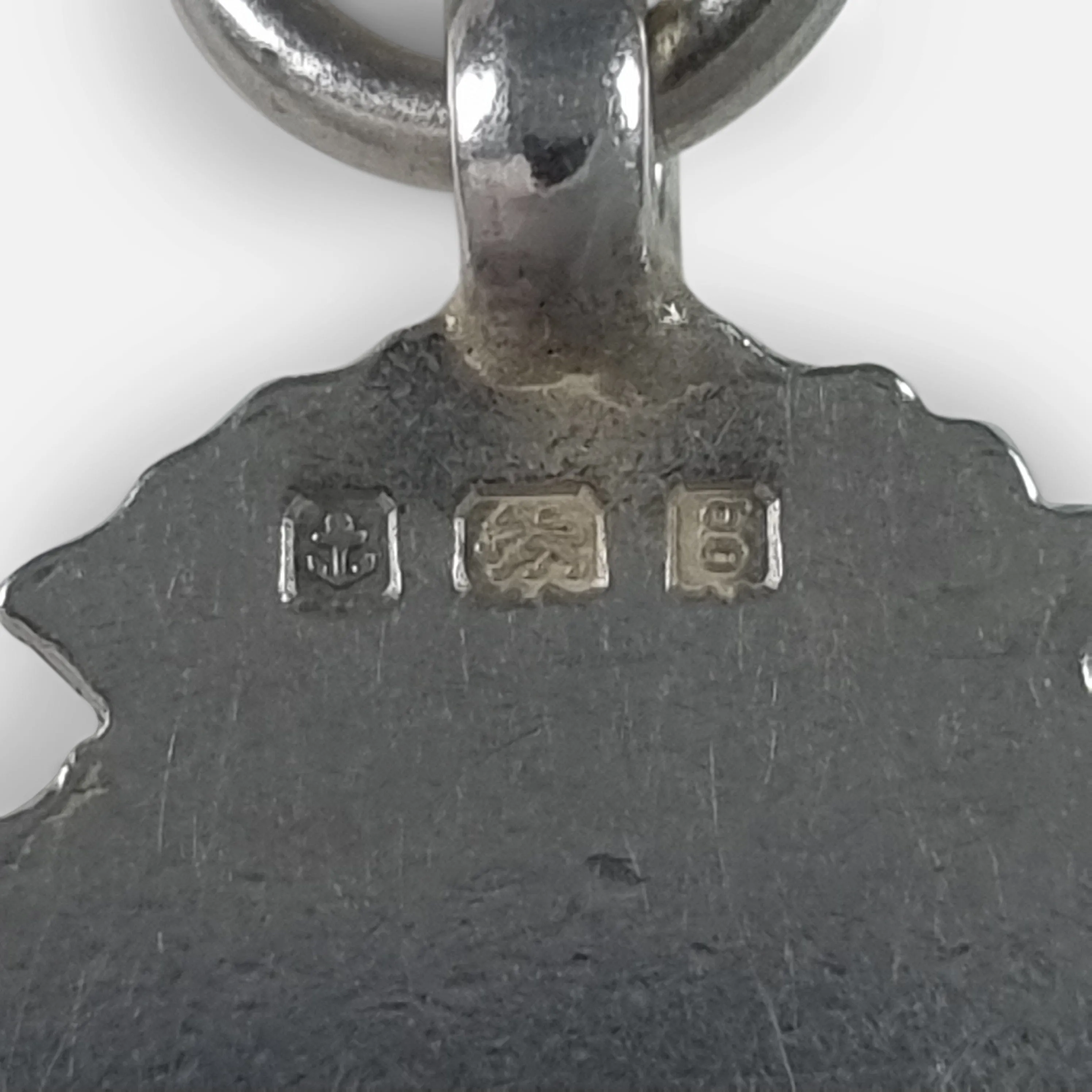 Victorian Sterling Silver Fancy Link Albert Watch Chain and Fob